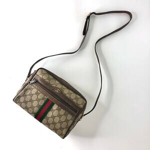 Gucci Beige and Brown Crossbody Bag